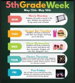 5TH GRADE WEEK